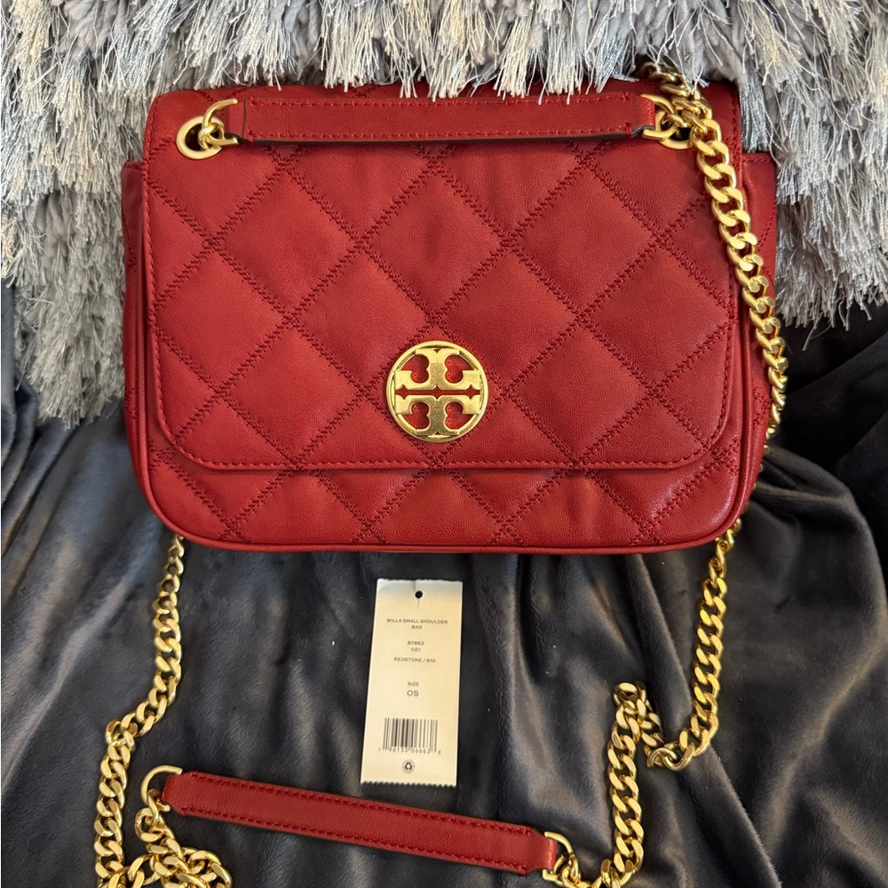 Tory Burch Willa Quilted Chain Shoulder Bag